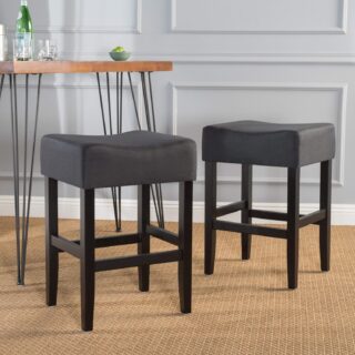 Portman 26-inch Fabric Backless Counter Bar Stool (set Of 2)