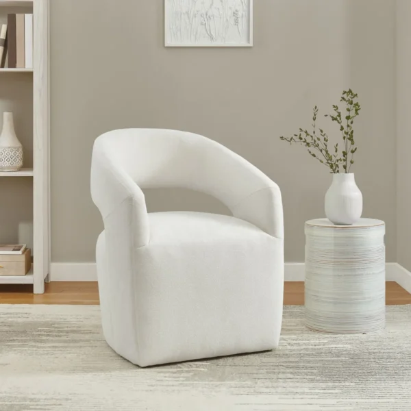 Aiden & Ivy Fabric Rolling Chair