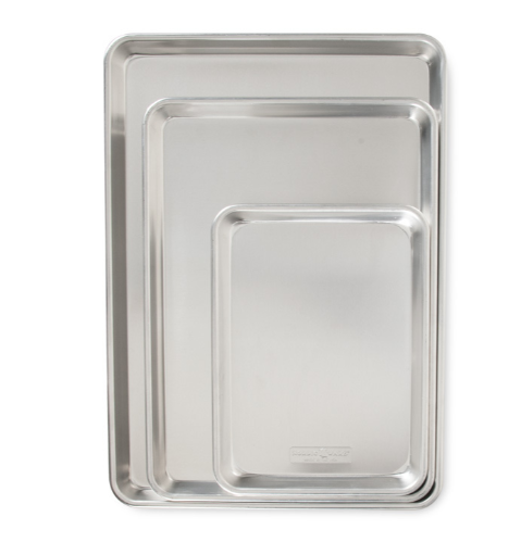 Natural Baking Sheets (Set Of 3) - Silver