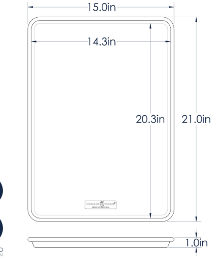Natural Baking Sheets (Set Of 3) - Silver - Image 4