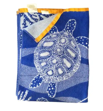 Loft By Loftex Youth Beach Towel- Blue 100% Cotton - Image 4