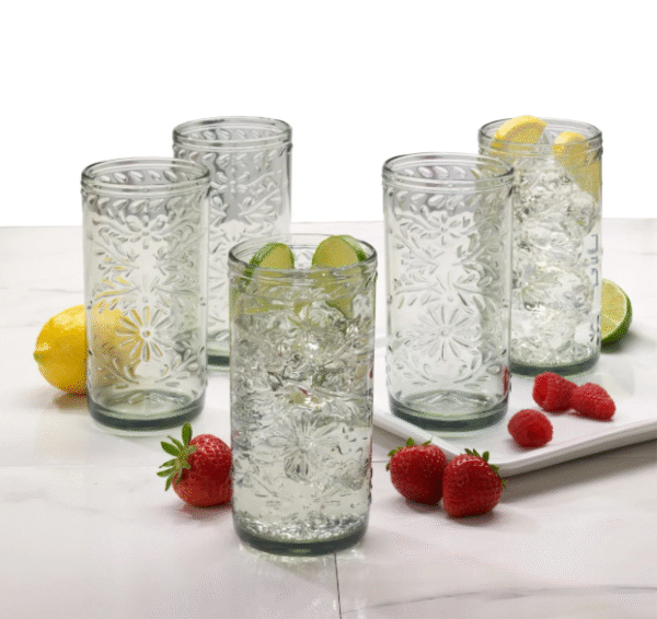 Jiawei Tritan 8-piece Tumbler Set, 23 fl. oz Each, Green Color - Image 4