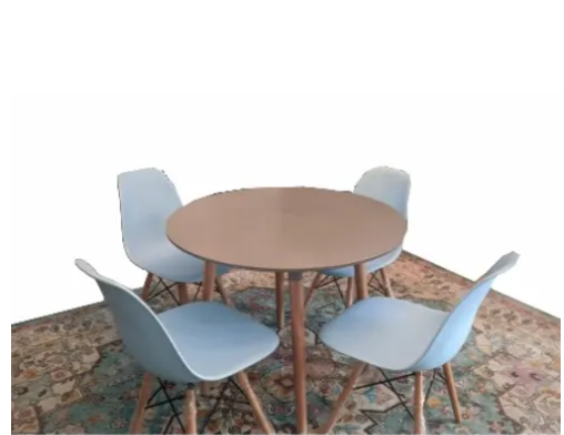 Linsan Hygena Charlie Dining Table + 4 Eames Chair - Image 3
