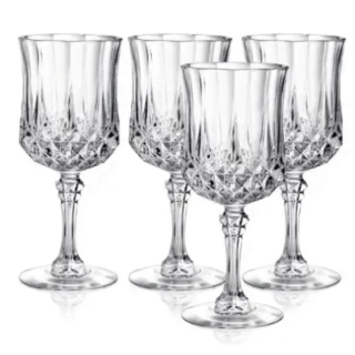 Cristal D'Arques Longchamp Liqueur Set Of 4 Glasses - 2 Oz