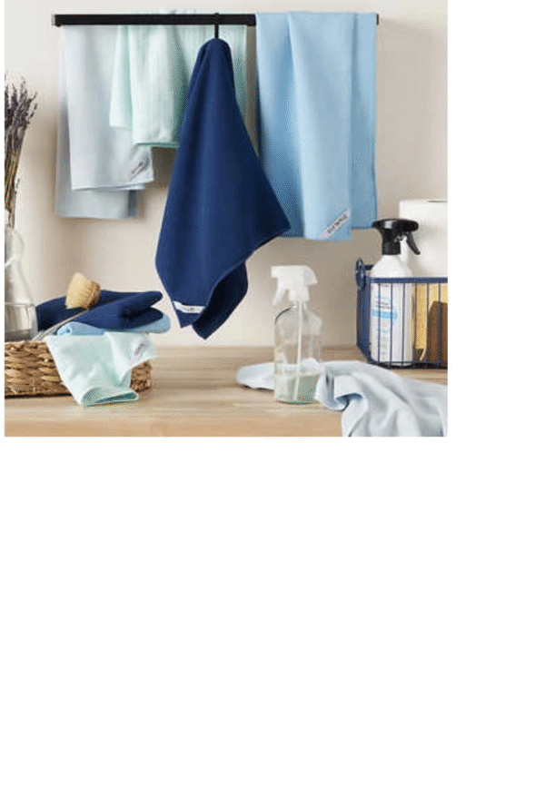 Town & Country Microfiber Cleaning Cloths 8-piece Set Multi-colors 18" X 28" - Image 9