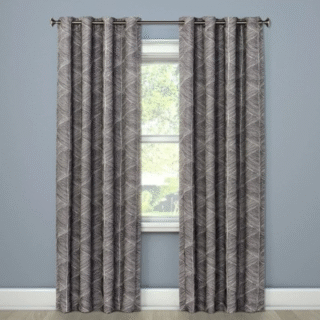Blackout Modern Stroke Window Curtain, One Panel Blue - Project 62, 50"x95"