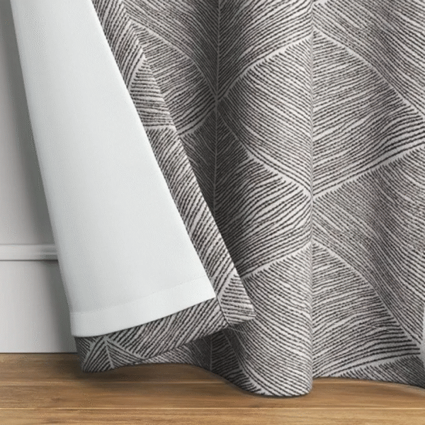 Blackout Modern Stroke Window Curtain, One Panel Blue - Project 62, 50"x95" - Image 5