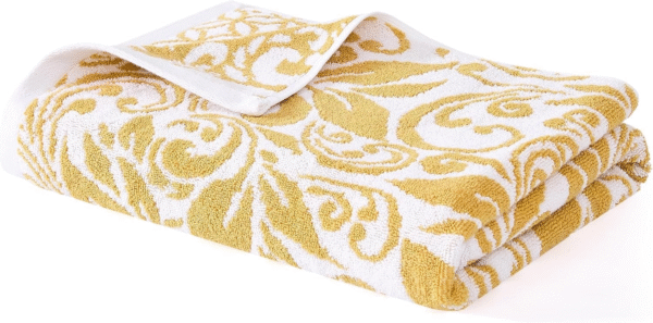 Modern Threads Trefoil Filigree Cotton Towel Set – 6-piece - Gold - Image 8