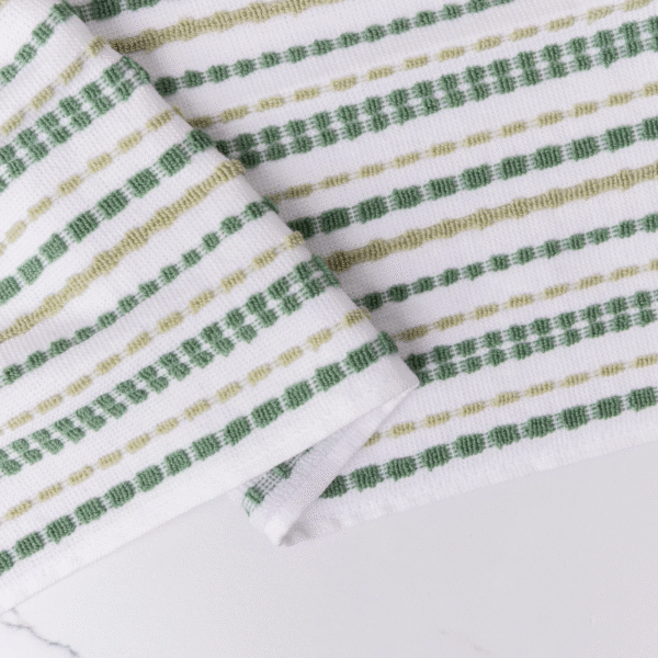 Core Home Everyday Kitchen Towels, 8-pack - Green - Image 4