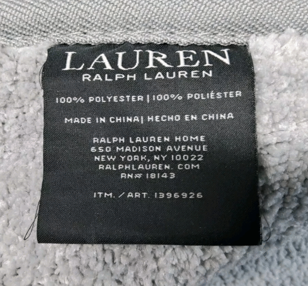 Ralph Lauren  Reversible Bath Rug 24 X 36 In Machine Washable Soft - Image 4