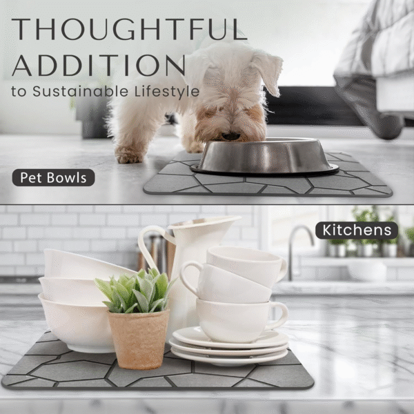 STONEMANTLE Diatomaceous Stone Mat – Quick-Drying, Super Absorbent & Non-Slip - Image 6