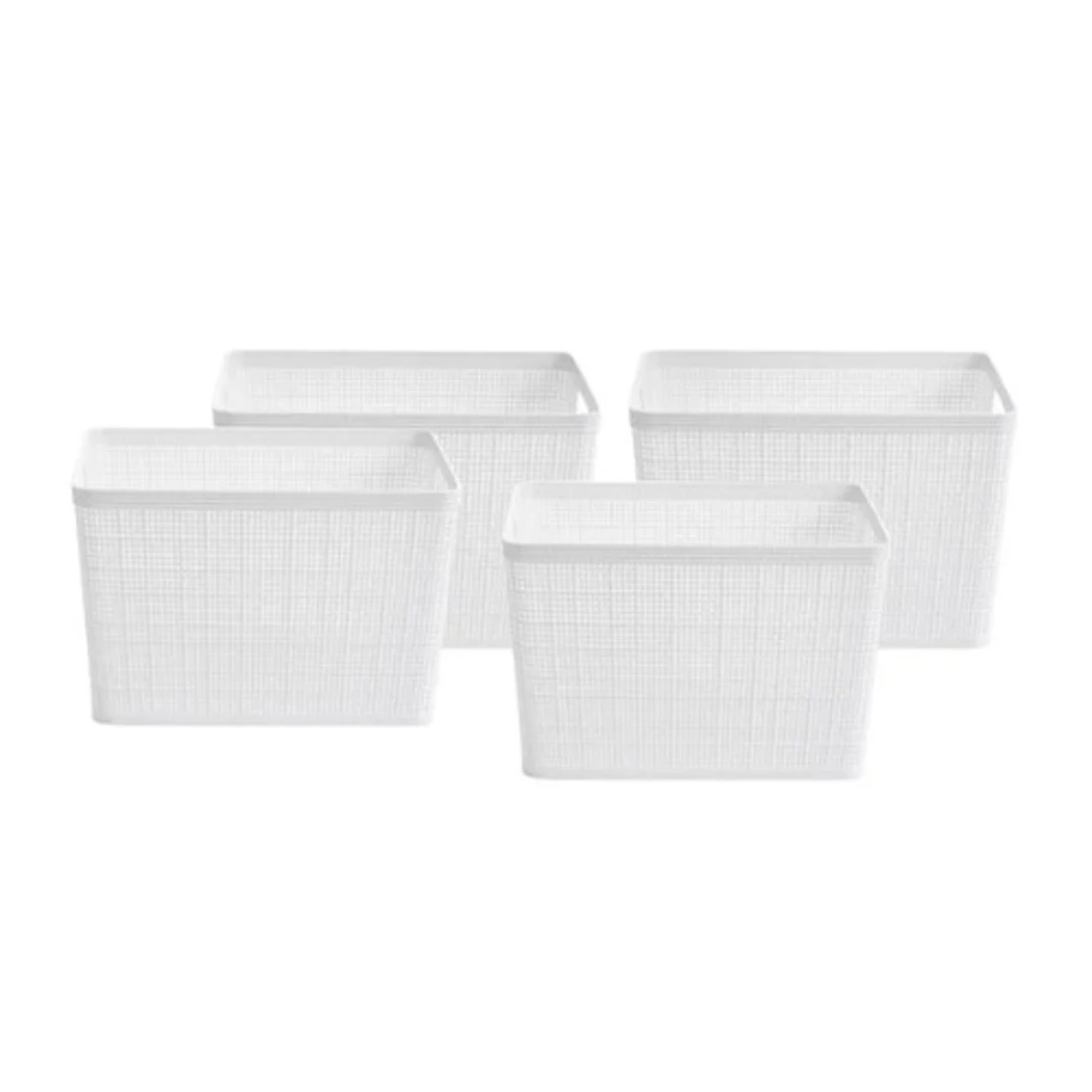 Baum Storage Baskets Set - 4 Pack - White