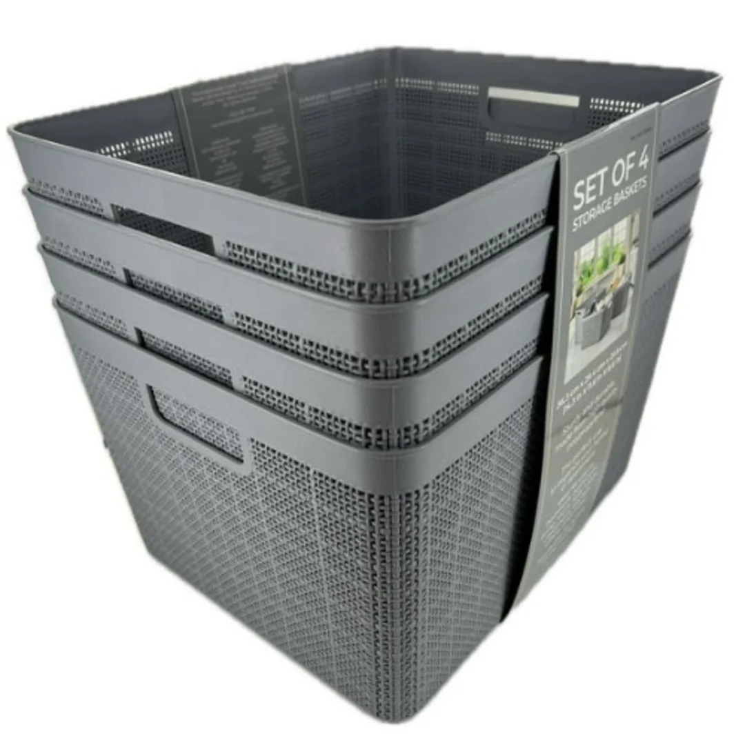Baum Storage Baskets Set - 4 Pack