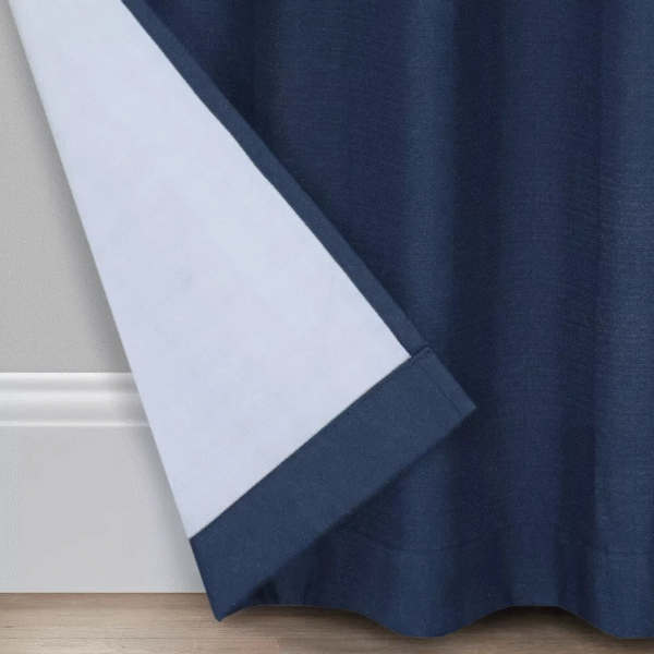 Eclipse Blackout Celeste Draft Stopper Curtain Panel - Blue - 1pc - 40"x63" - Image 4