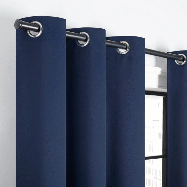 Eclipse Blackout Celeste Draft Stopper Curtain Panel - Blue - 1pc - 40"x63" - Image 5