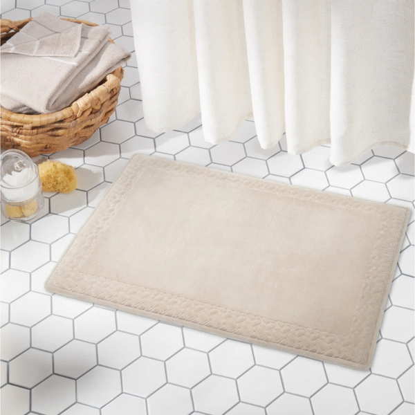 Paramount Memory Foam Bath Mat, 24" X 36", Beige