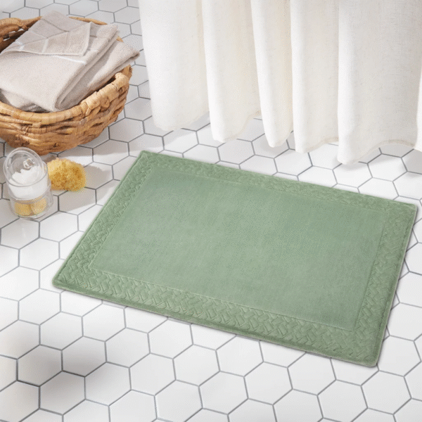 Paramount Memory Foam Bath Mat, 24" X 36", Green