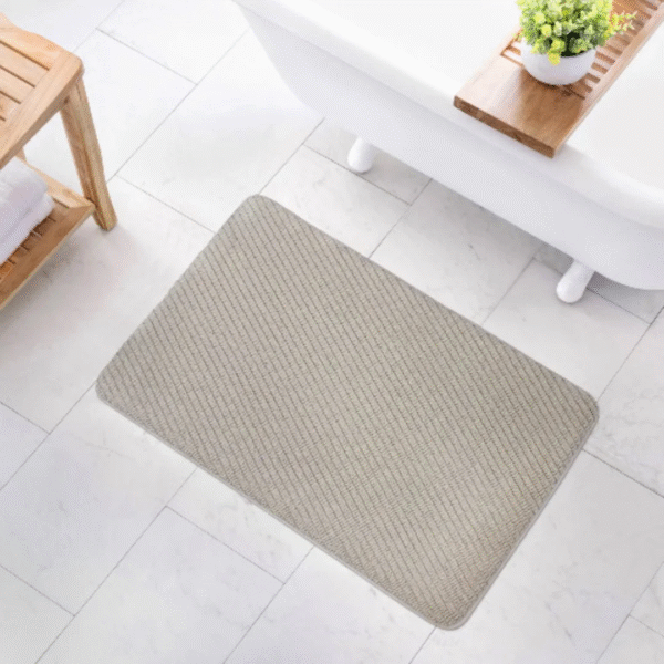 Cotton Twill Memory Foam Bath Bath - Image 3