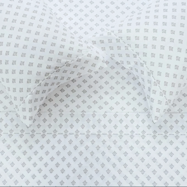 South Point Home Fashions Microfiber - 6 Pcs Sheet Set- Gray Medallion - Image 5