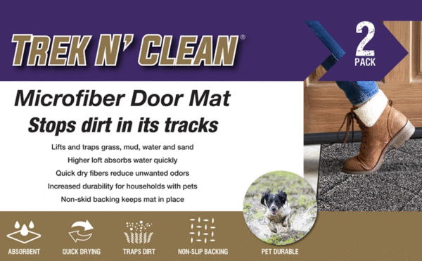 Eurow Trek N' Clean Microfiber Floor Mat - Image 5