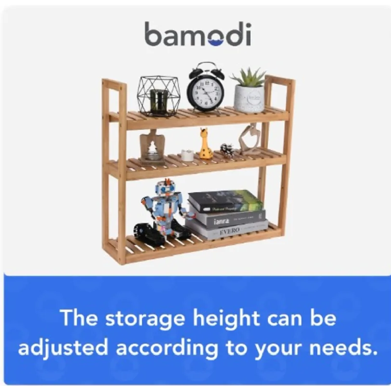 Bamodi Bamboo 3 Tier Shelf - Image 5