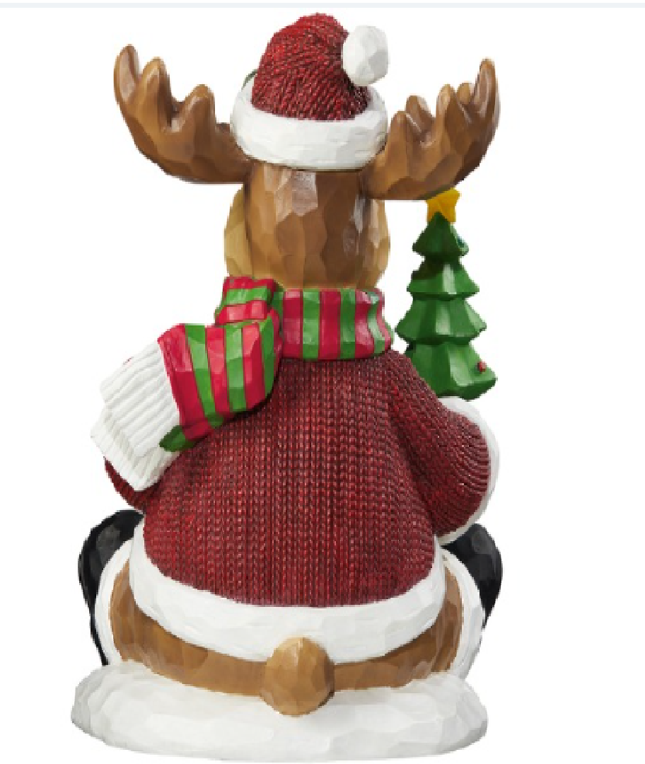 Holiday Moose With Led Lights - Image 2