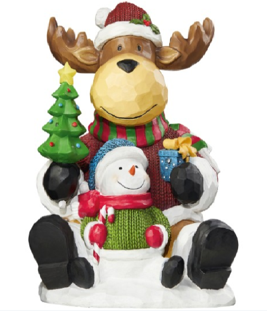 Holiday Moose With Led Lights