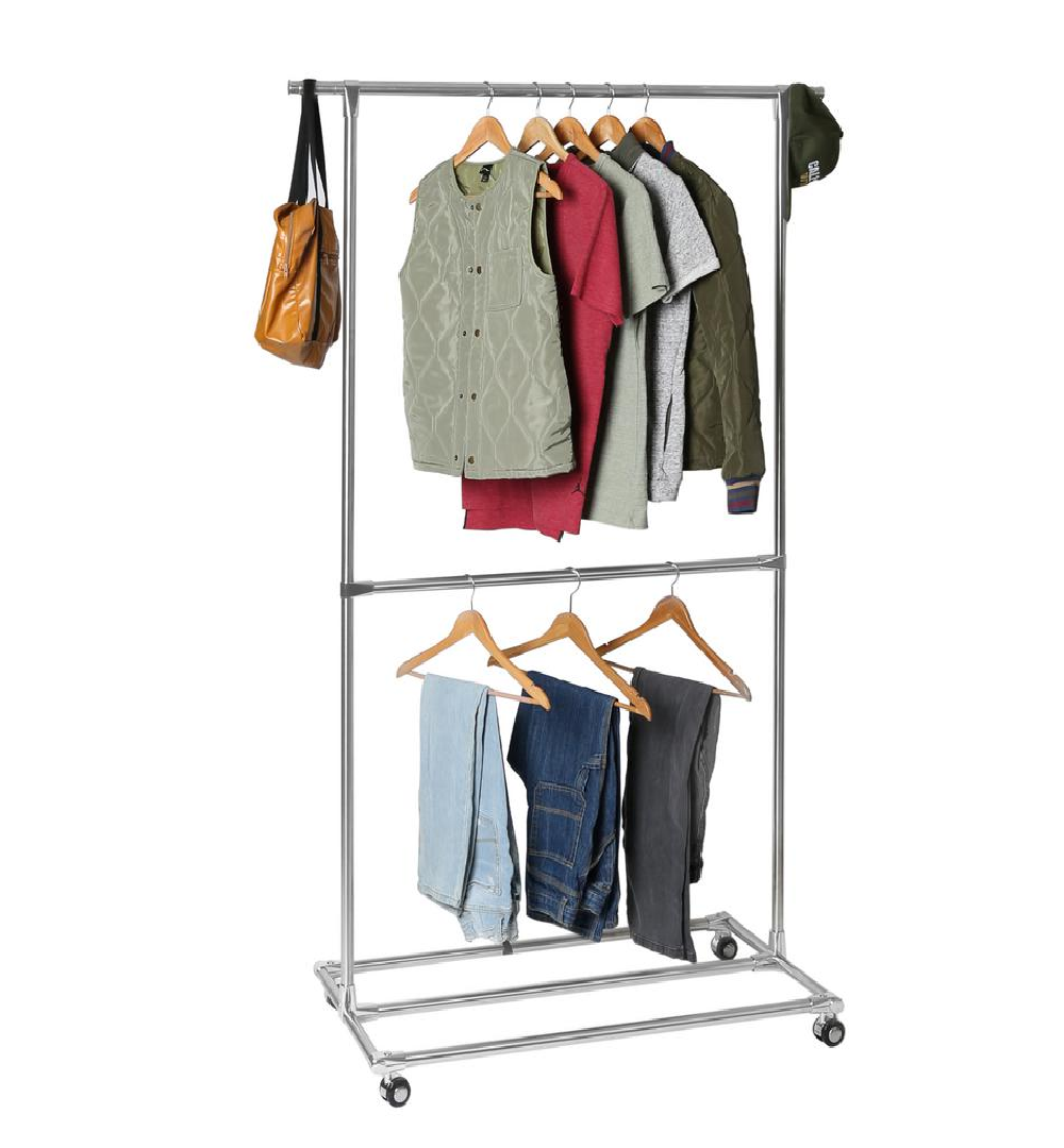 Seville Classics Stainless Steel Garment Rack