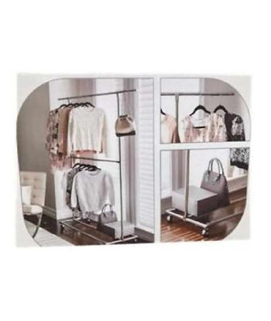 Seville Classics Stainless Steel Garment Rack - Image 3