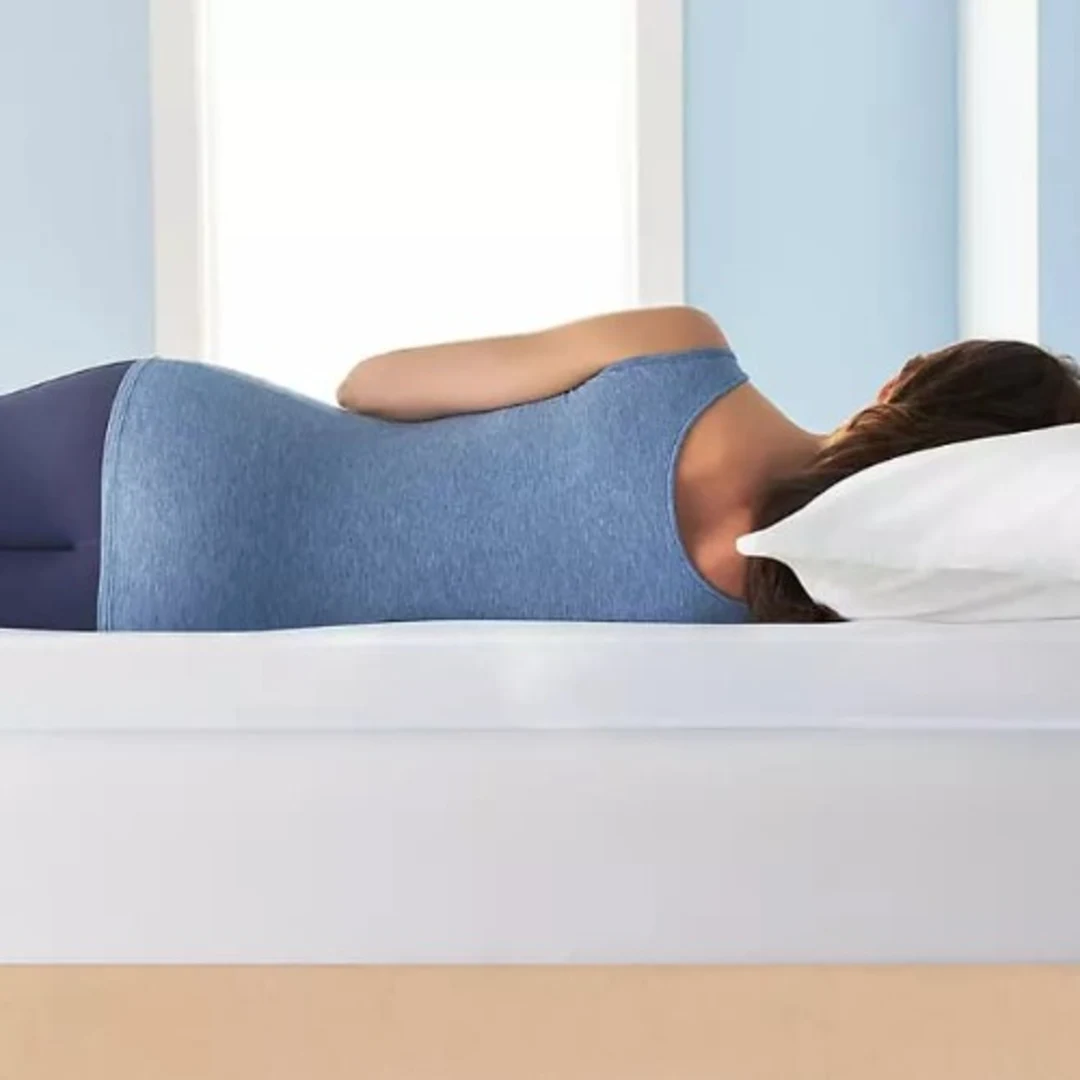 Serta 3" Cool Nights Gel Memory Foam Mattress Topper Calking - Image 4