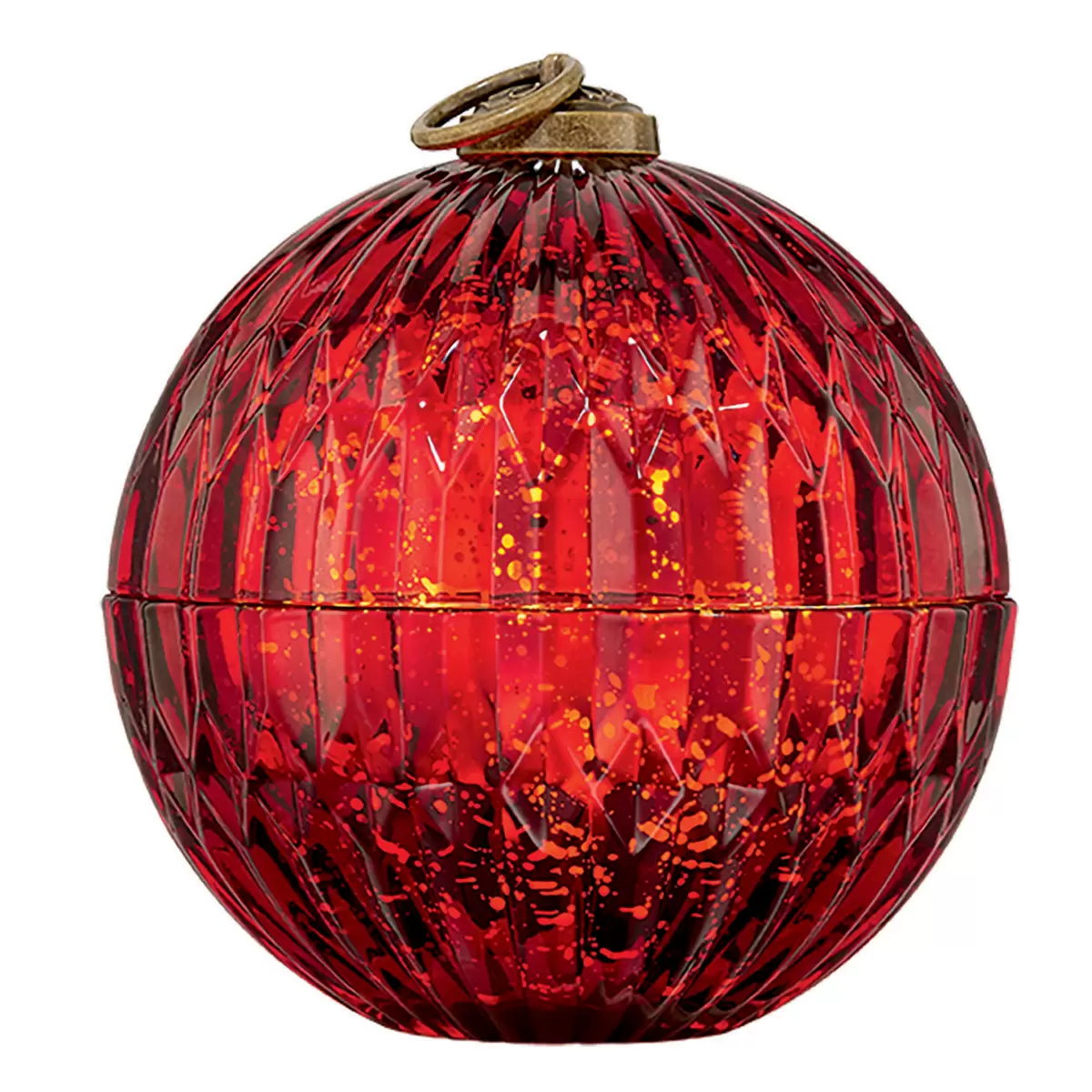 Glass Ornament With Led Candle Set 3 Piece - Image 5