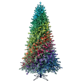 7ft 6 Inches (2.2m) Christmas Tree With 600 Twinkly App Controlled RGB LED Lights