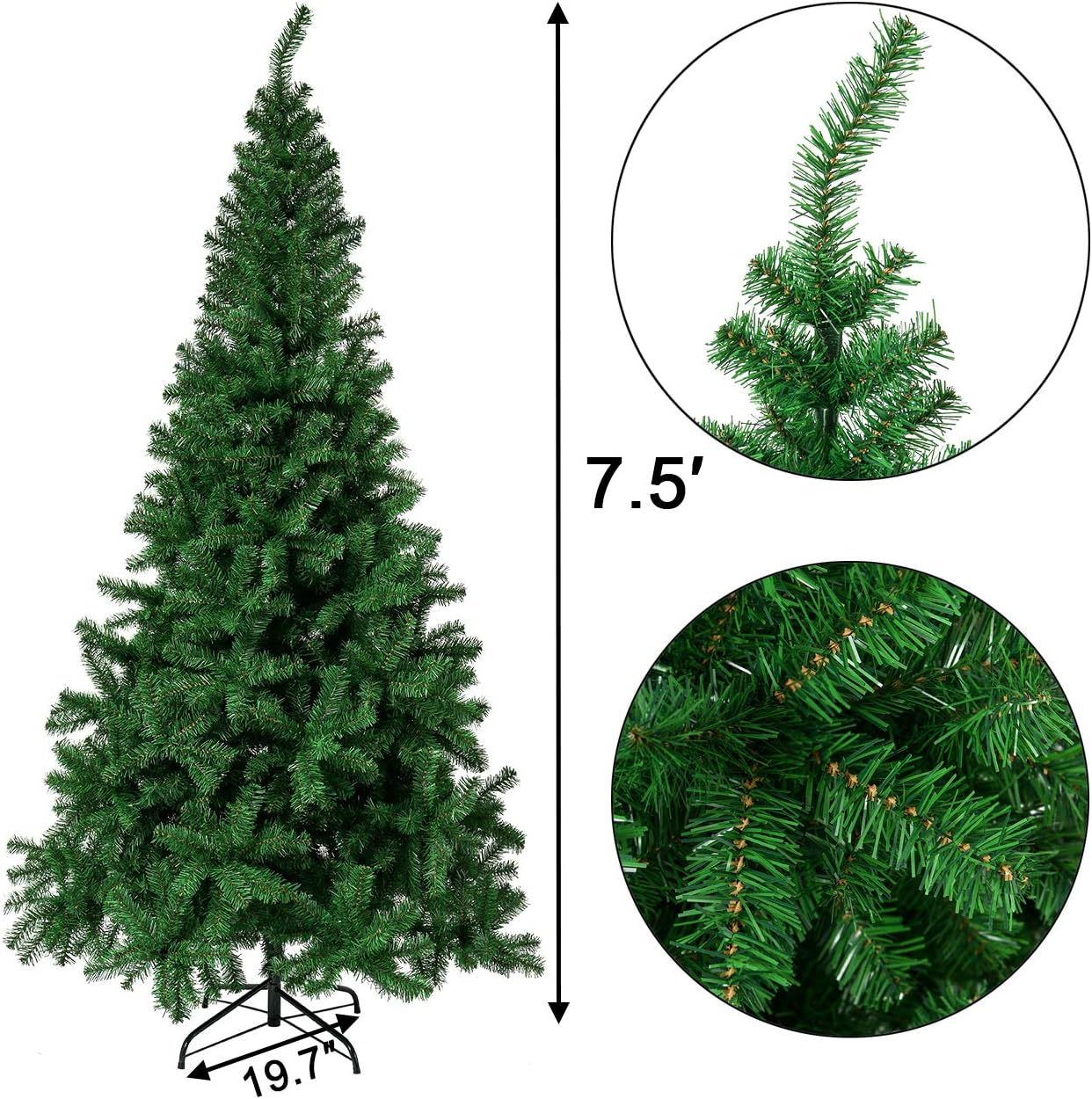 Sunnyglade 7.5 FT Premium Artificial Christmas Tree - Image 6