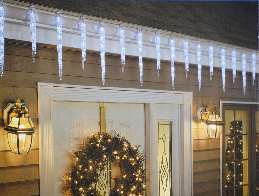 GE Energy Smart Random Sparkle 20/100 LED Twinkling Ice Crystal Icicle Set