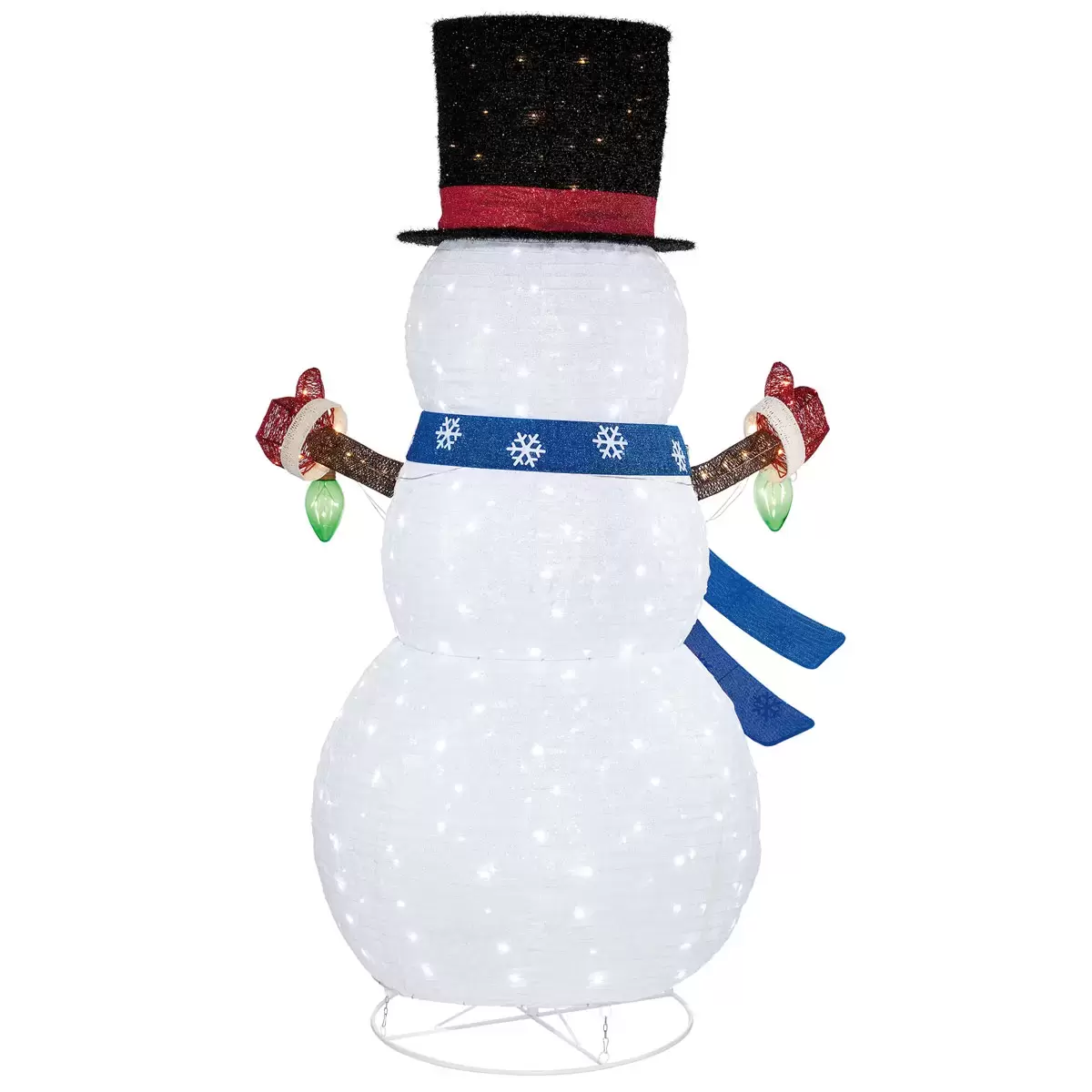 7ft (2.13 M) Indoor/outdoor Pop Up Christmas Snowman With 335 Led Lights - Image 4