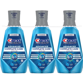 Pro-Health Mouthwash with Fluoride, Advanced Complete Care, 33.8 fl oz, 3 ct