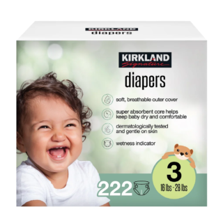 Kirkland Signature Baby Diaper, Size 3
