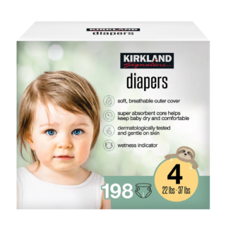Kirkland Signature Baby Diaper, Size 4