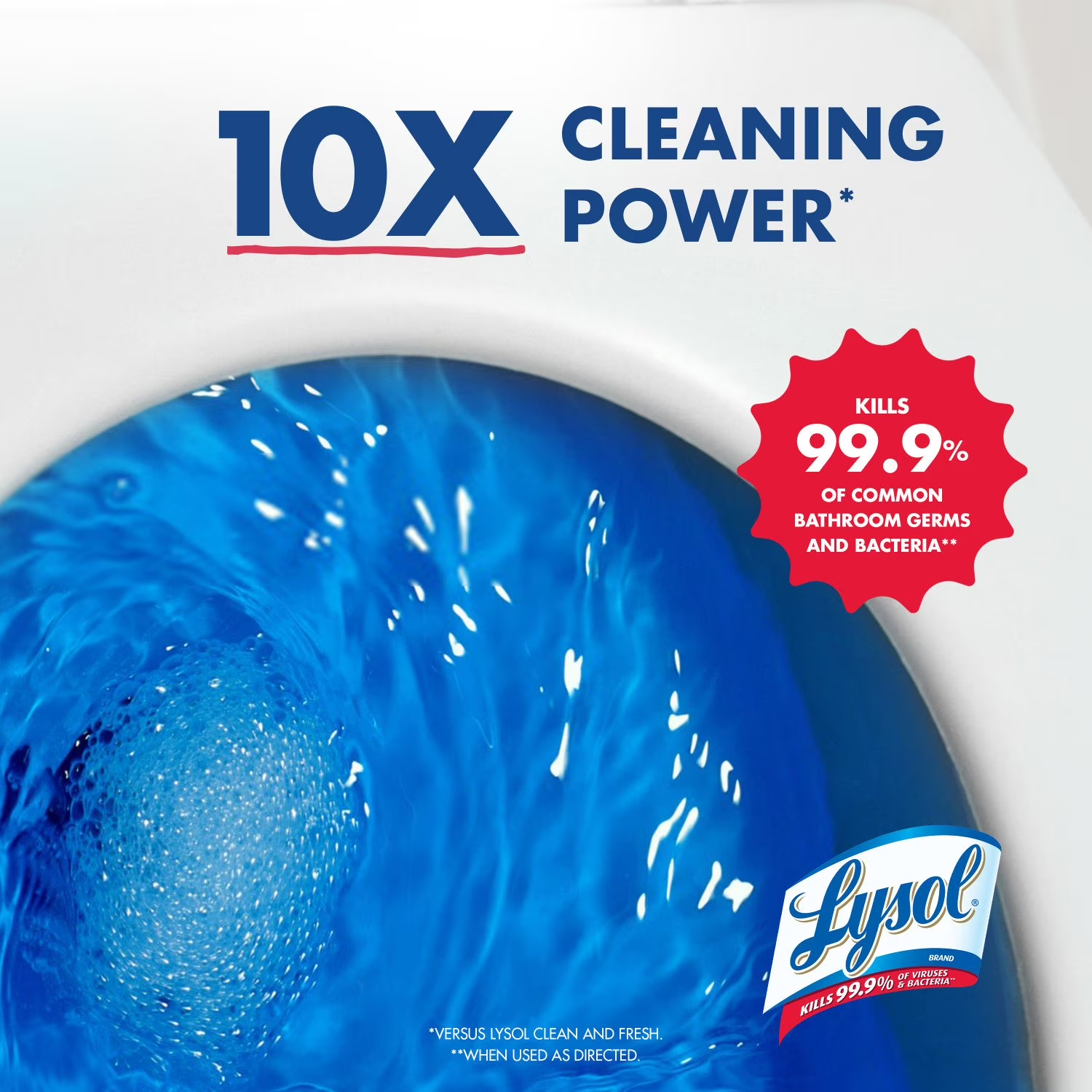 Lysol Advanced Toilet Bowl Gel Cleaner 32 Fl. Oz., 4 Pack - Image 6
