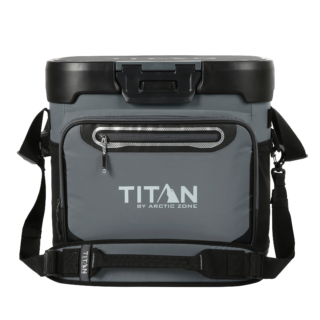 Titan Faux Leather Cooler Tote - Black (Copy)