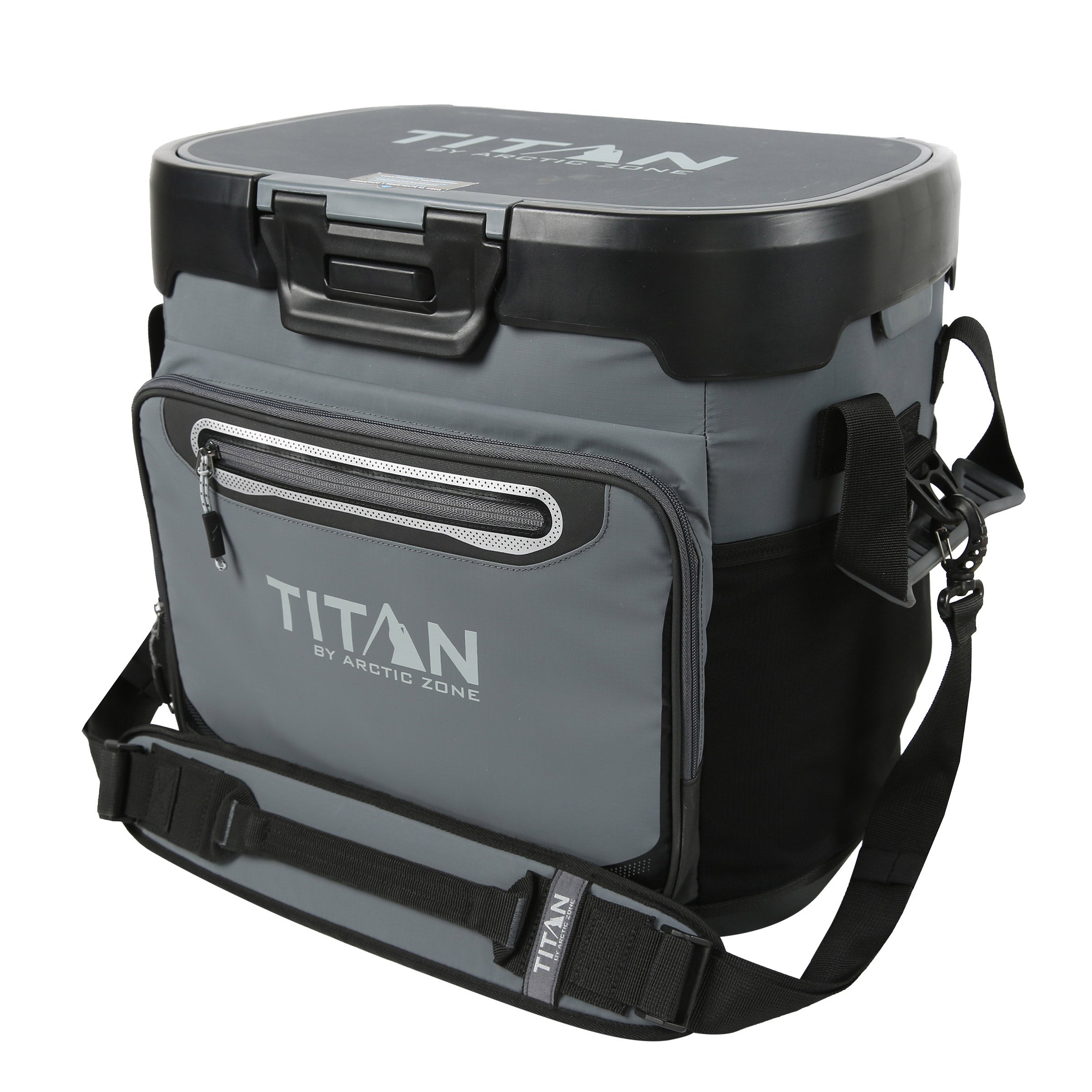Titan Faux Leather Cooler Tote - Black (Copy) - Image 3