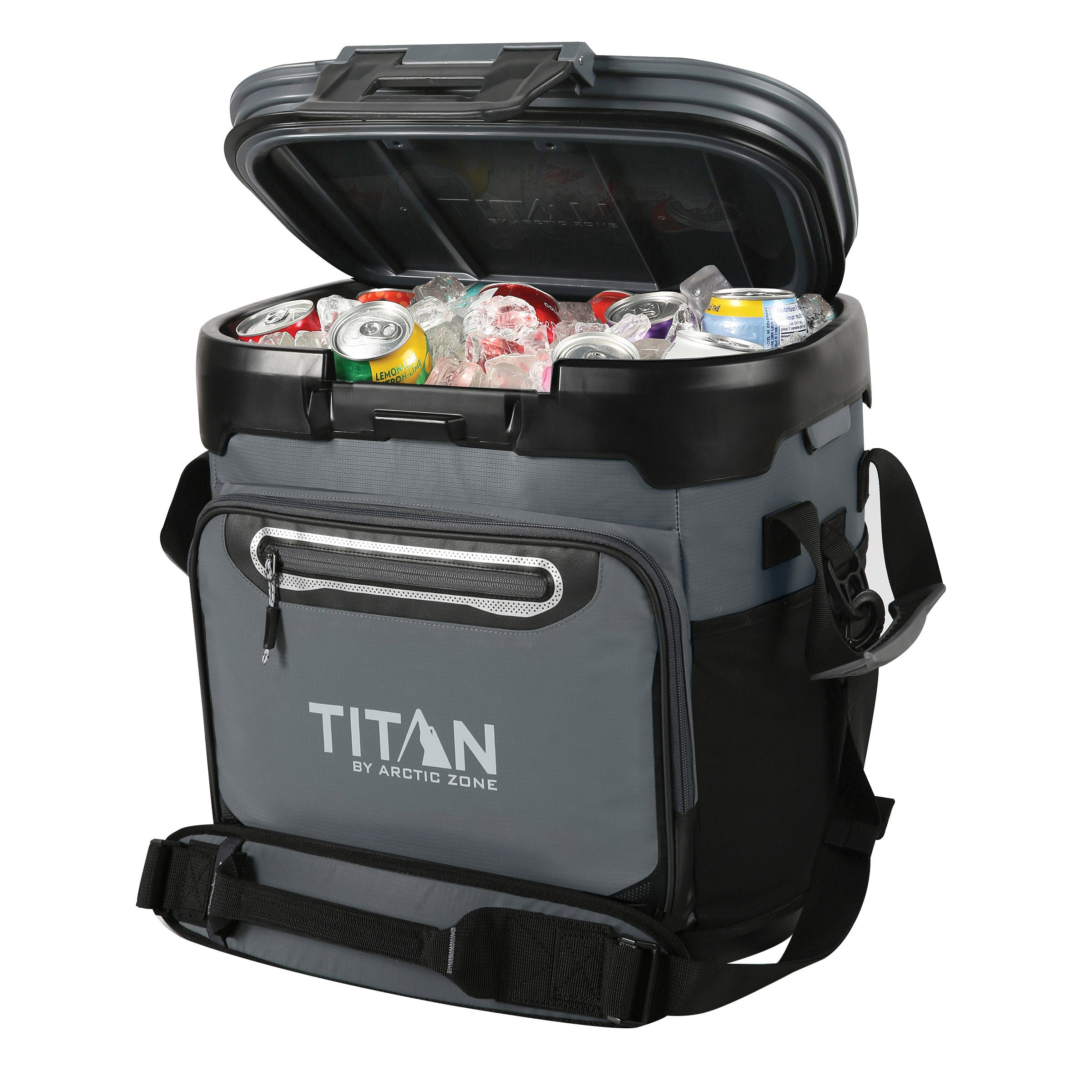 Titan Faux Leather Cooler Tote - Black (Copy) - Image 4