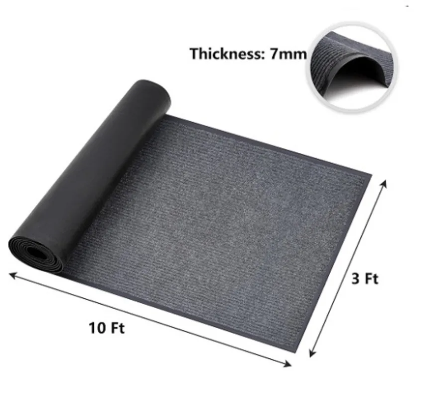 Commercial Grade Door Mat - Grey - 3' X 10' - Image 2