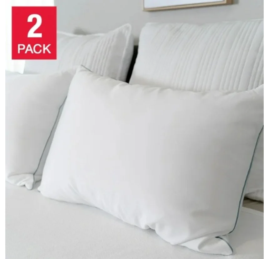 Allerease Cooling 2 Pack Pillows Allergy Defense Fabric 20x28, S/q Hypoallergenic - Image 3