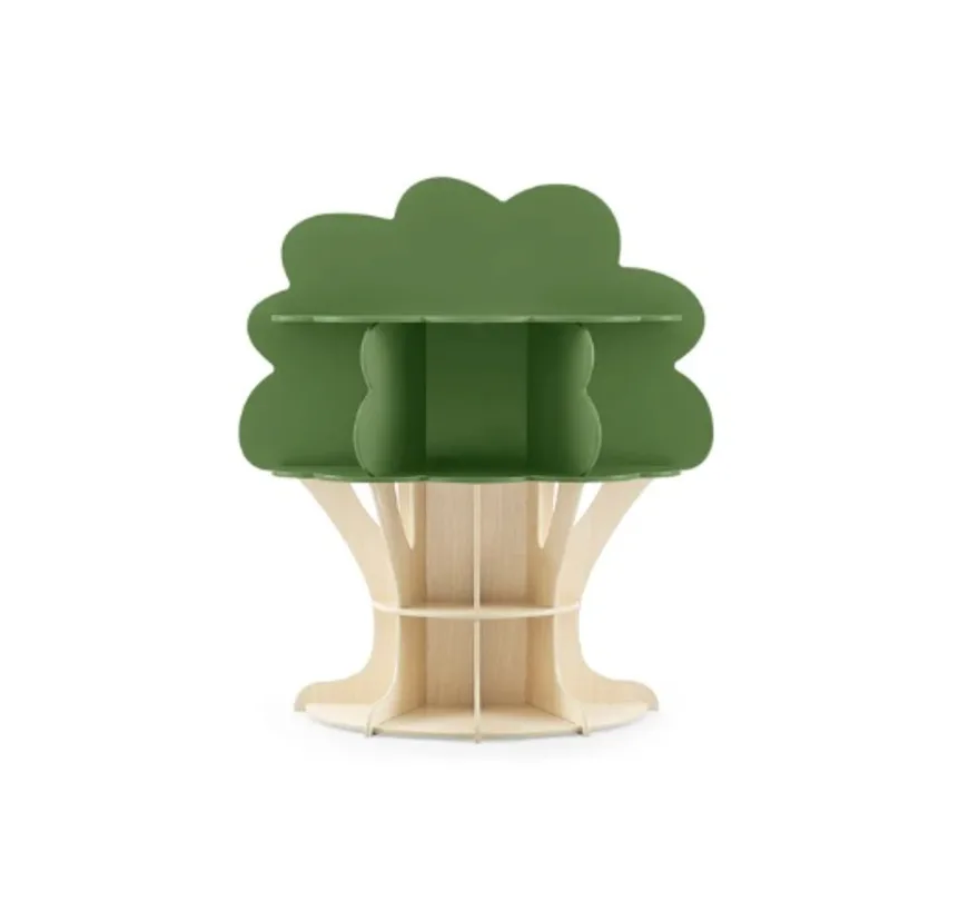 Delta Children Tree Book Shelf - Fern Green+Crafted Natural