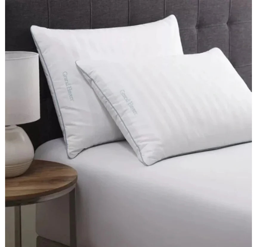 Farm To Home Organic Cotton Down Alternative Pillow, 2-pack, Queen Size - Image 3