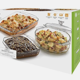 Libbey Baker's Basics Glass Bakeware Combo - Set Of 4