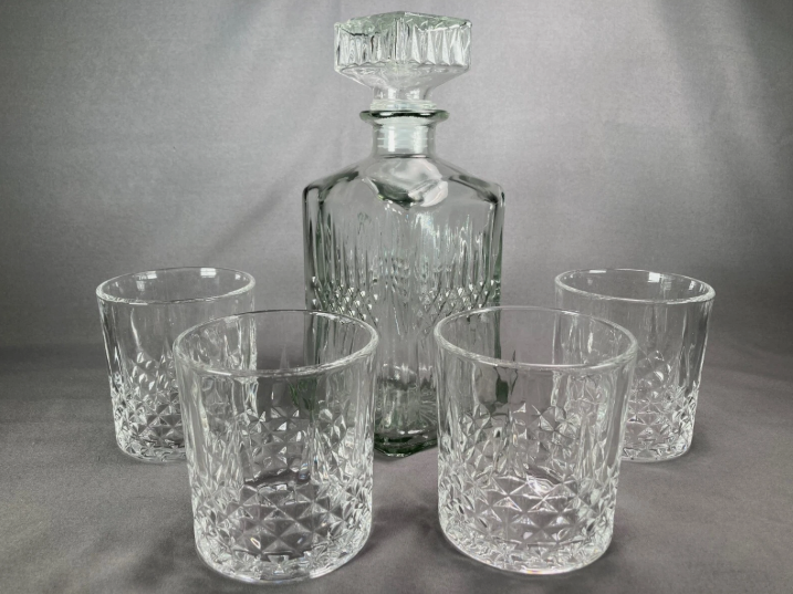 Preston 5-Piece Glass Decanter Set - Image 2