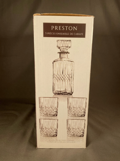 Preston 5-Piece Glass Decanter Set - Image 4