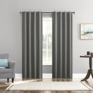 100% Blackout 2-Pack Thermal Insulated Grommet Window Curtain Panels